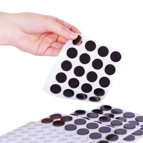 Round Magnets with Adhesive Backing